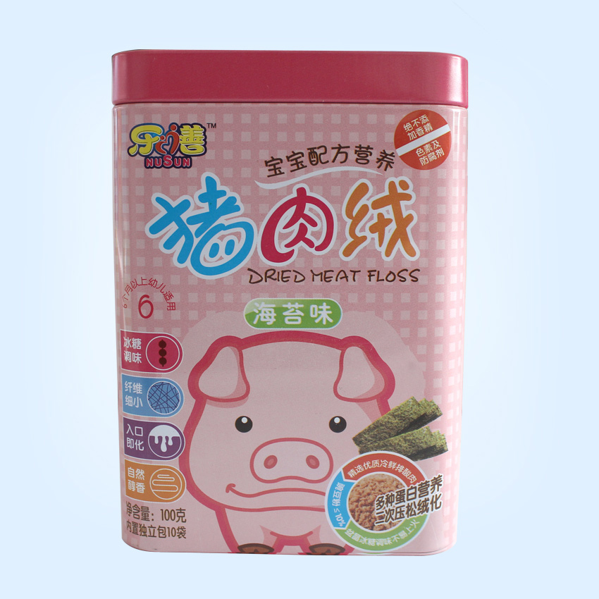 乐僐宝宝配方营养猪肉绒-海苔味
